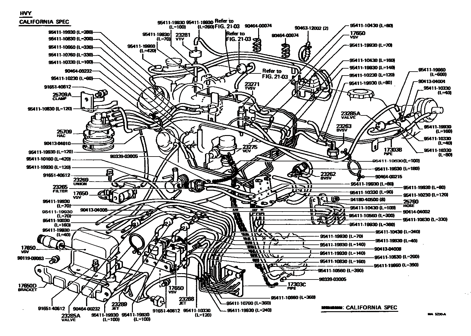 1992 toyota pickup vacuum diagrams #6