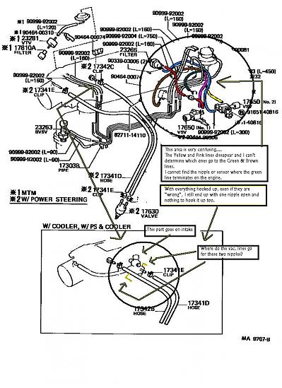 1992 Toyota 4runner engine diagram