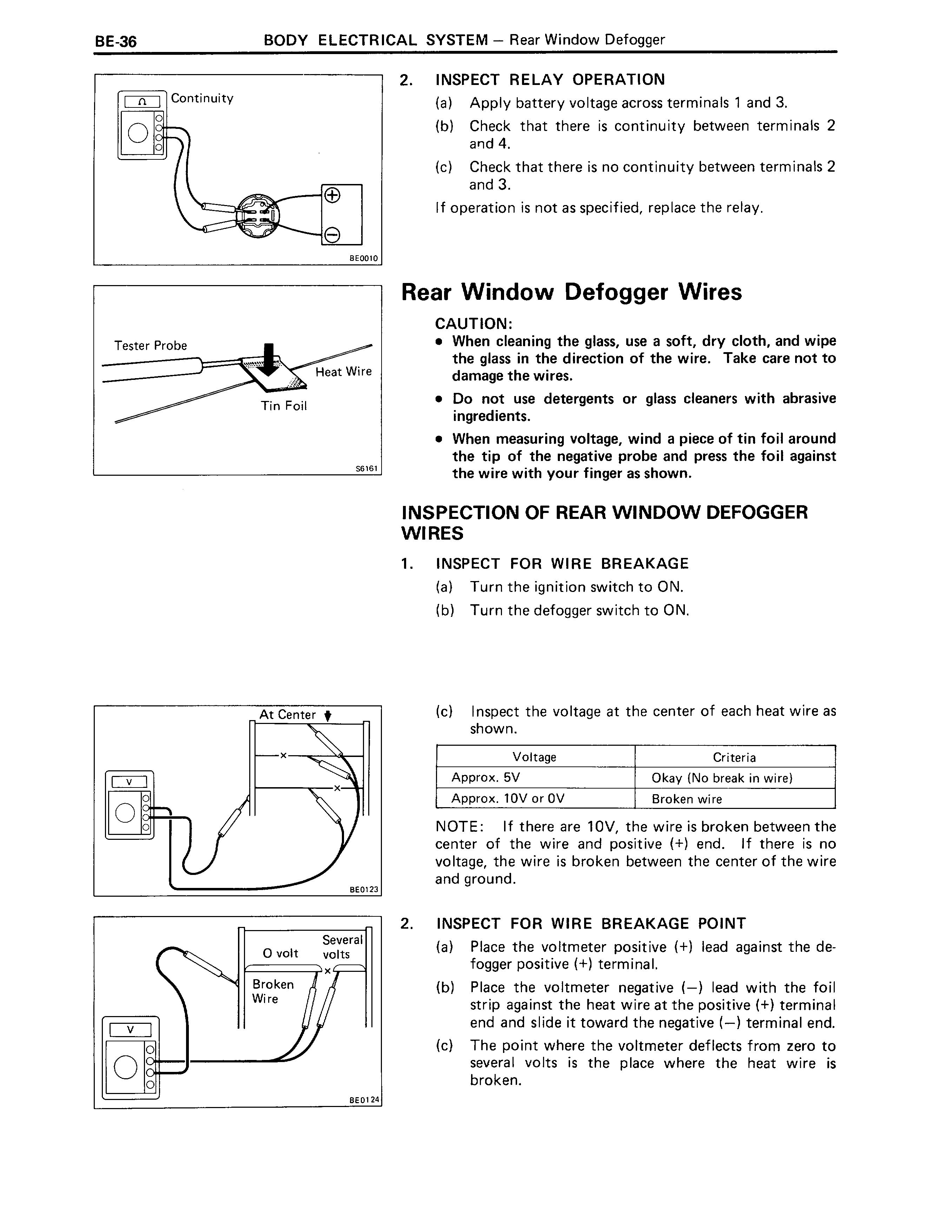 88 4runner Rear Widow Defroster Wiring Help