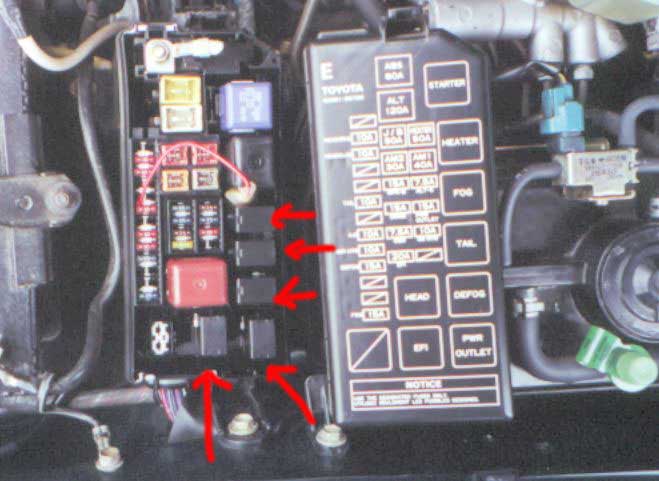 1997 Toyota 4runner Fuse Box Diagram Tips Electrical Wiring
