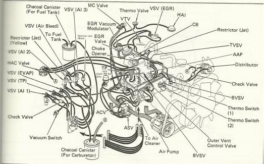 22r carburetor vacuum diagram. 