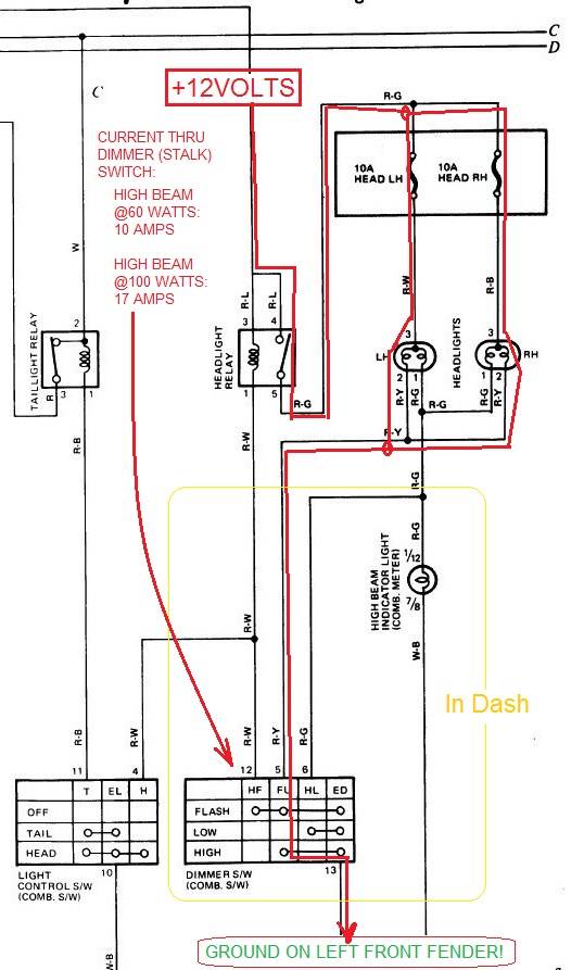 Tail Light Wiring Diagram For 1986 Toyotum Pickup - Complete Wiring Schemas