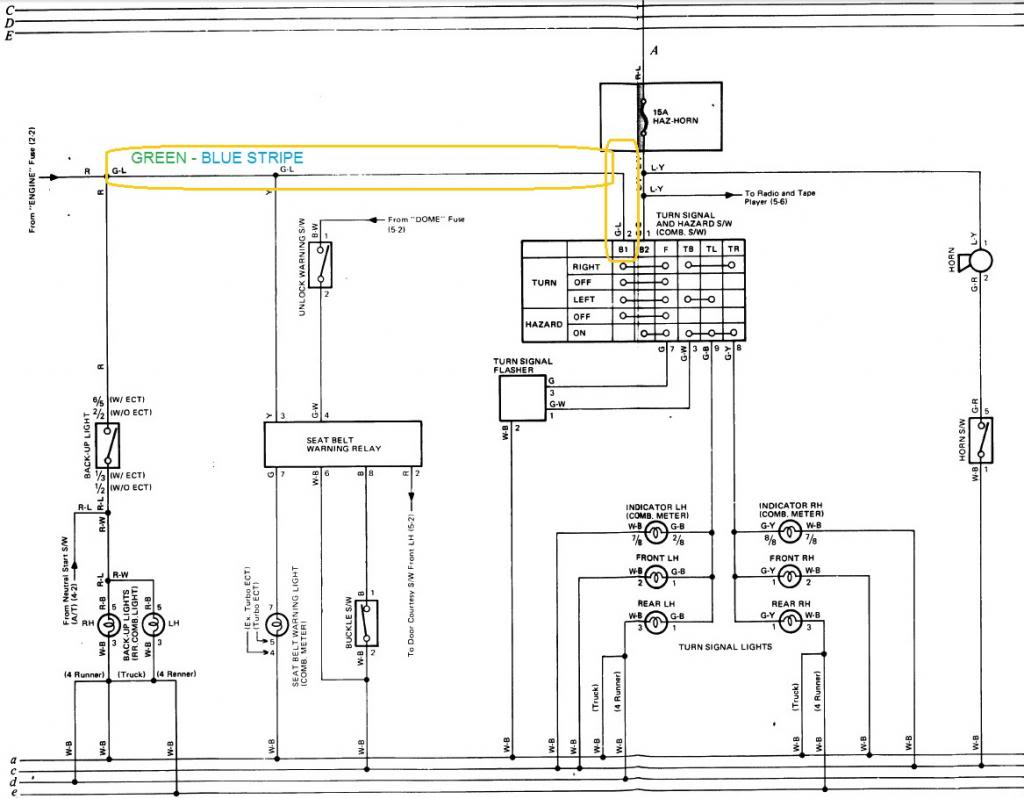 1988 Toyota Pickup Wiring Schematic - Wiring Diagram 1988 Toyota Pickup Tail Light Wiring Diagram
