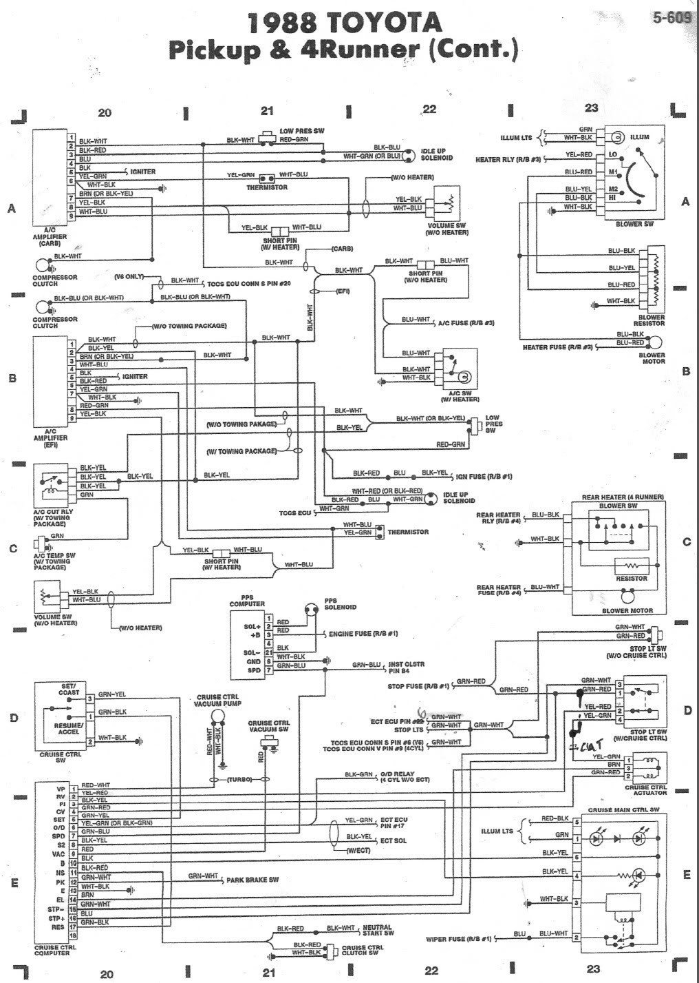1985 Toyotum Pickup Wiring Diagram - Wiring Diagram Schema