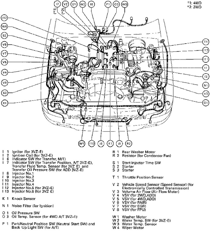 1996 toyota camry engine diagram