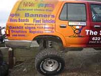 Did a drop down bracket! Axle still out.-truck-flex.jpg