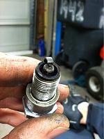 Build up on  #1 spark plug-image-1722902356.jpg