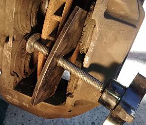 Did front brakes &amp; bleed - what could I have done better (especially that torn boot)?-brake50.jpg