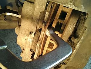 Did front brakes &amp; bleed - what could I have done better (especially that torn boot)?-brake70.jpg