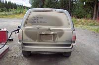 My Forest Gump Adventure To Alaska!-dirtycar.jpg
