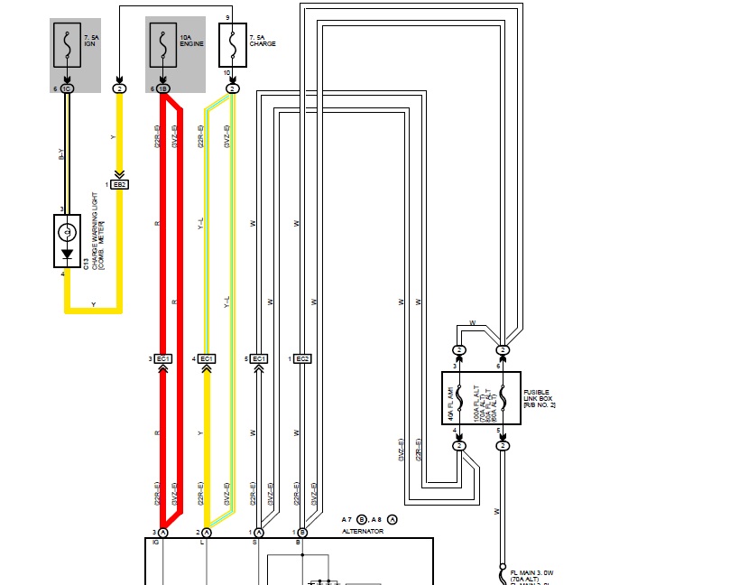 alternator wiring - YotaTech Forums Cigarette Lighter Plug Wiring Diagram YotaTech