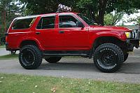 'Eagle' 15x8 rims and Firestone Destination M/T 33s installed-new-rubber-rims.jpg