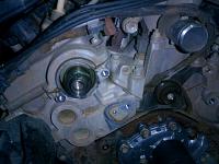 Timing belt replacement: 3.4L-rightcamsealremoved1.jpg