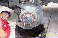 Tundra brakes &amp; SS brake lines on my 4Runner-dust-shield-cutting.jpg