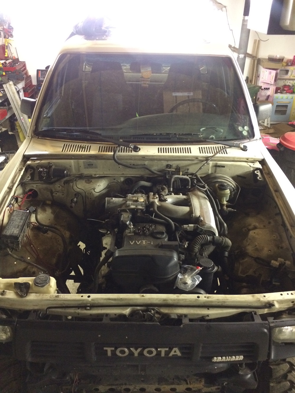 Totaled Toyota Pickup Brought Back to Life