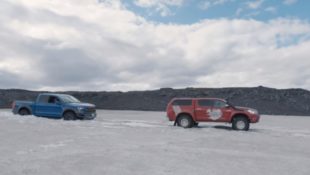 Toyota Hilux Saves Ford-150 Ice with Tow