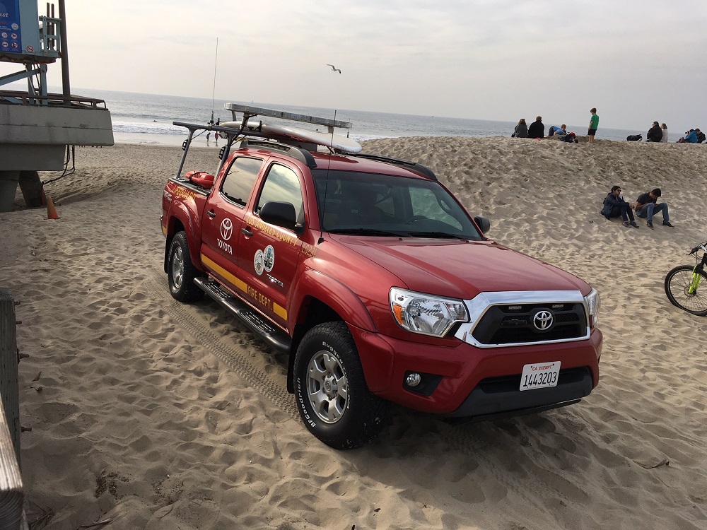 Toyota Trucks Steal the Spotlight on SoCal Beaches