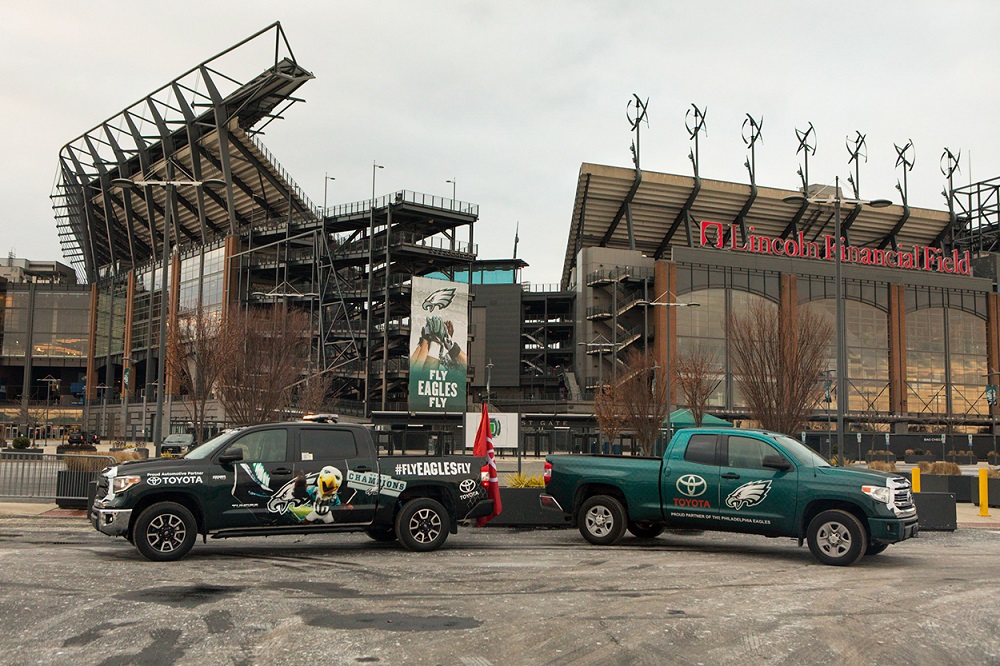 Toyota Tundra Scores Touchdown at Eagles' Super Bowl Celebration