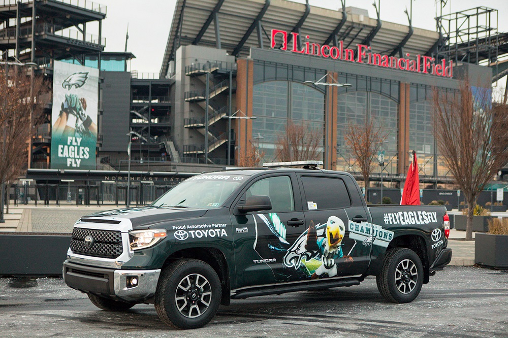 Toyota Tundra Scores Touchdown at Eagles' Super Bowl Celebration