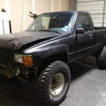Wrecked 1988 Toyota Driver Side