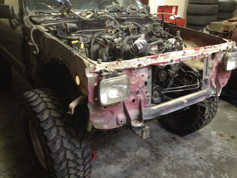 1988 Toyota Front Metal Removed
