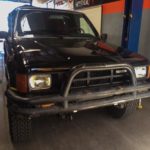Toyota bumper in progress