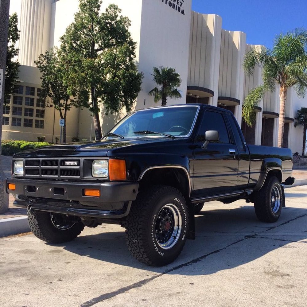 Toyota truck at McFly High School