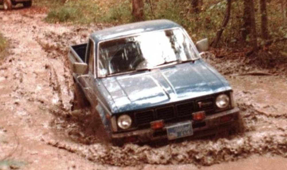 1981 Toyota in Mud
