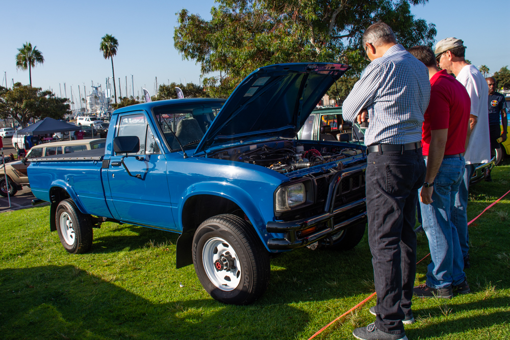 Four Generations of Toyota Hilux at 2018 Japanese Classic Car Show