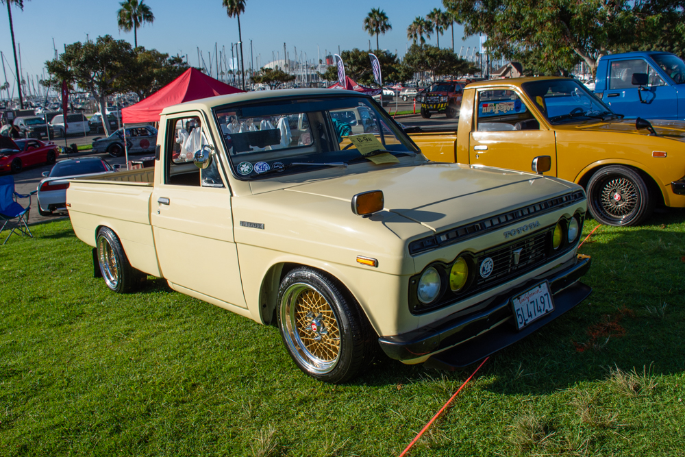 Four Generations of Toyota Hilux at 2018 Japanese Classic Car Show