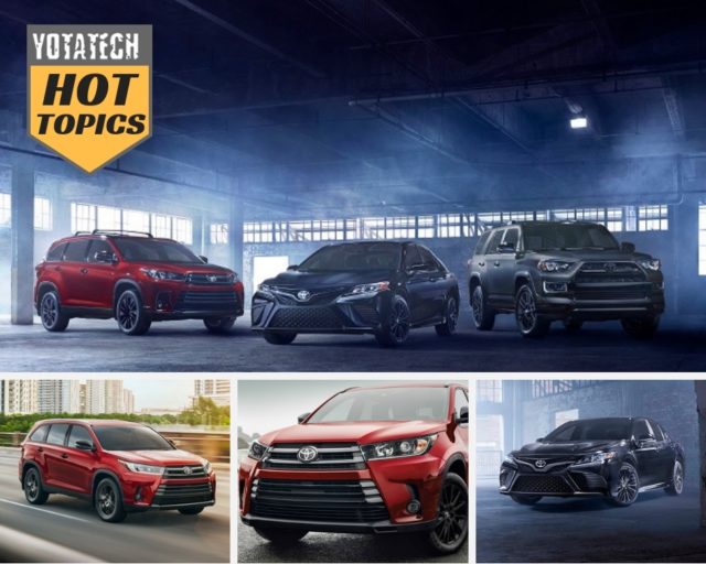 Toyota Highlander & Camry to Get Nightshade Special Editions