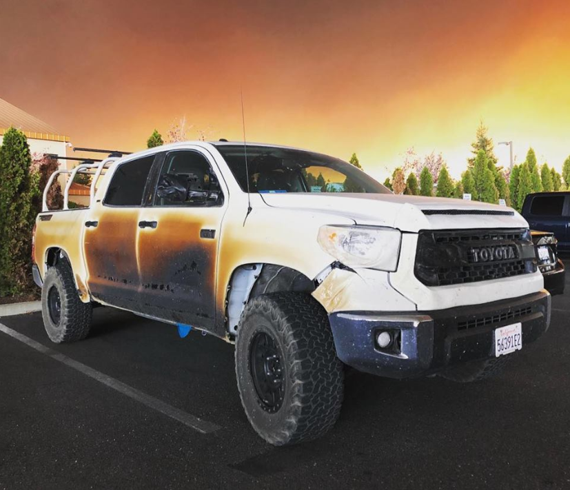 Camp Fire Toyota Tundra