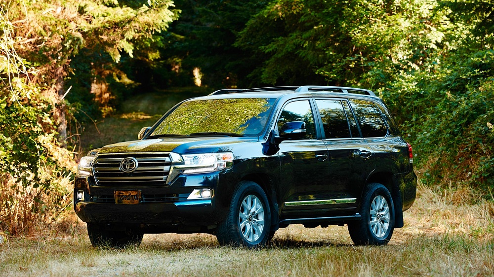 Land Cruiser shown in Blue Onyx Pearl