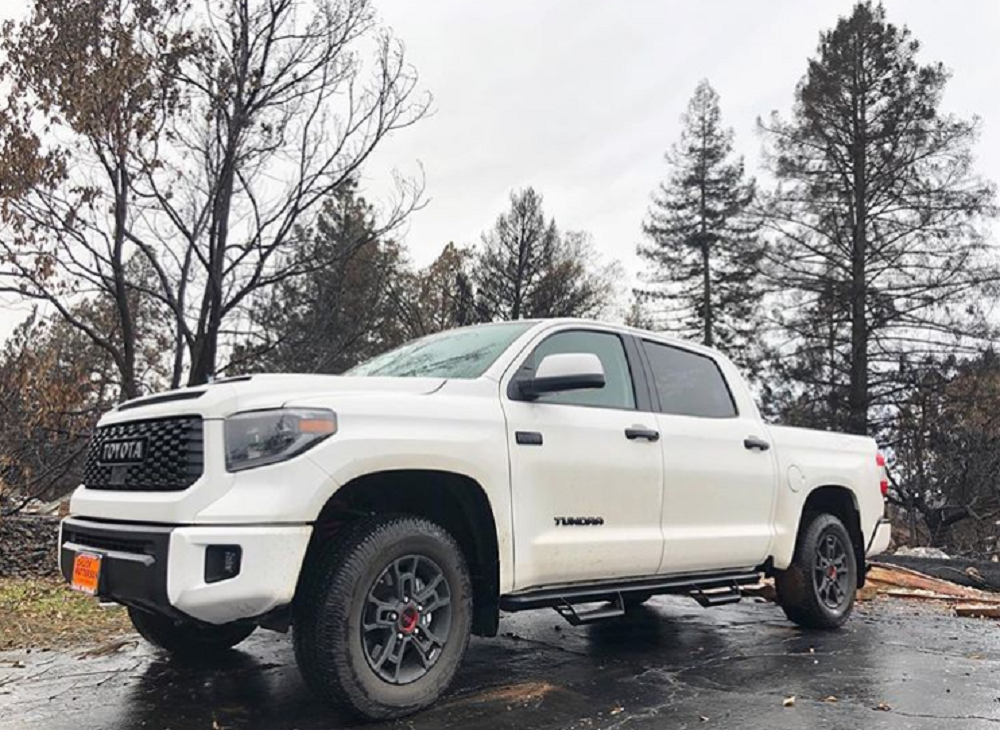 Toyota Gifts New Tundra TRD to Paradise Fire Survivor