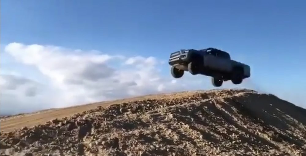 Deegan Tacoma in the Air
