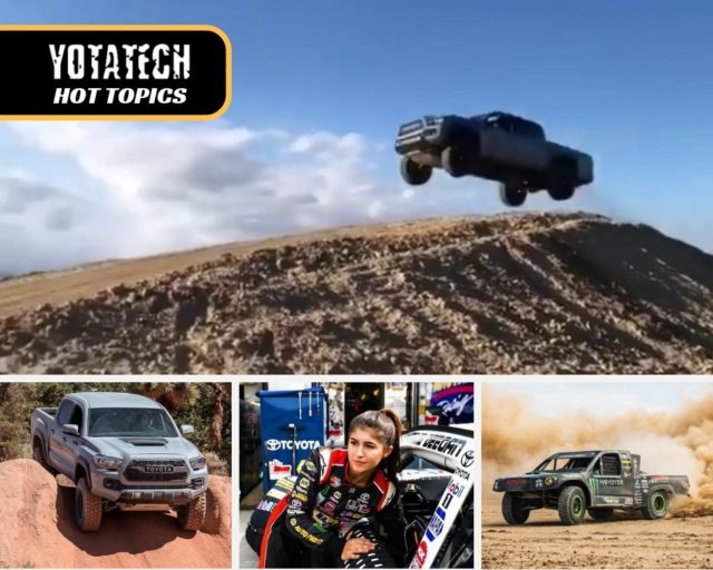 NASCAR Rookie Hailie Deegan Takes to the Sky with Her Toyota Tacoma