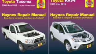 2018 Toyota Tacoma and RAV4 Haynes Manuals