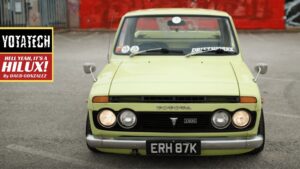 1972 Hilux Swapped with a Miata Chassis that Drifts?