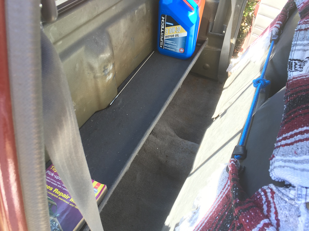 My first Toyota: cargo room