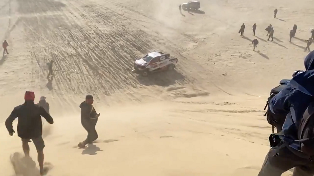 Toyota Hilux at Dakar Rally