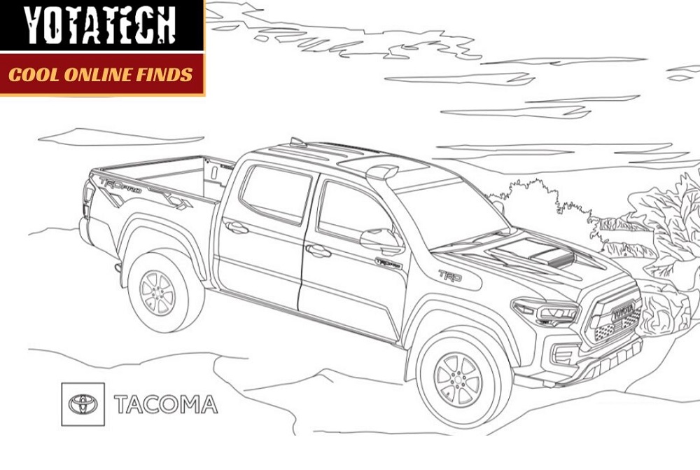 Toyota 4runner Coloring Pages Coloring Pages