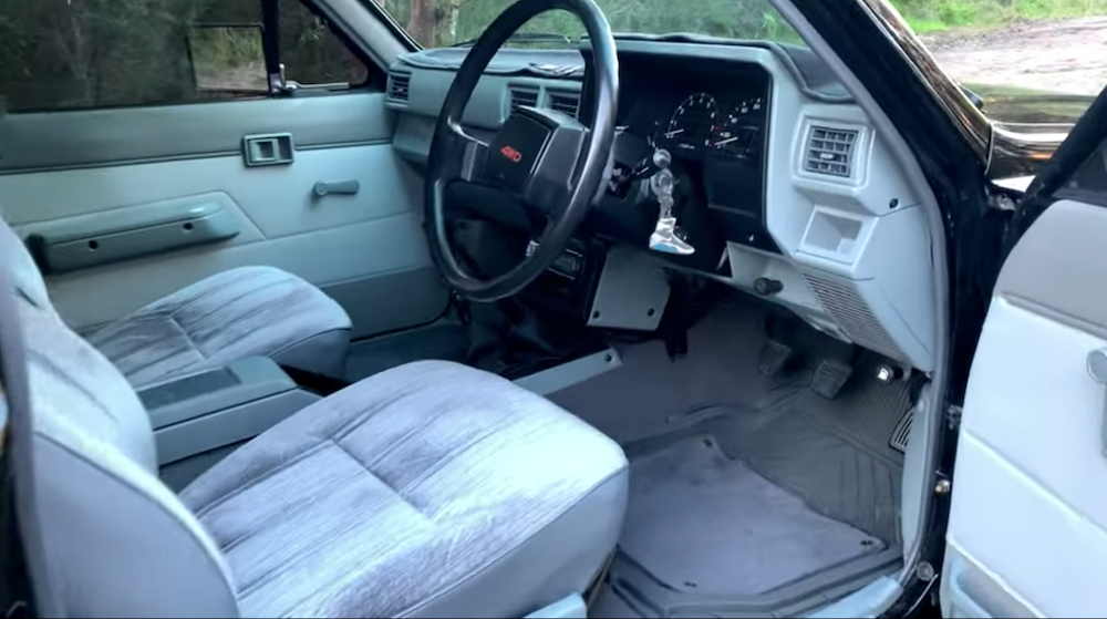 Grey Toyota Hilux Interior