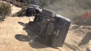 Toyota Tacoma Gets Destroyed During Rescue