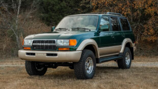 TLX 4x4 1997 Toyota FZJ80 Land Cruiser with LS3 and full restoration, front 3/4